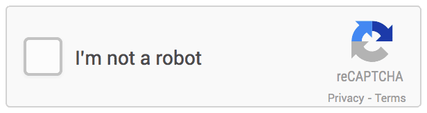 Não sou um robô: check ✅